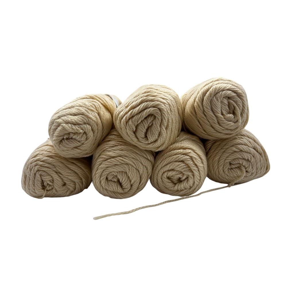 Vtg 2015 Yarn Bee Soft Secret Biscuit 16 Lot 44.4oz "Blanket in a Bag" OOP Craft